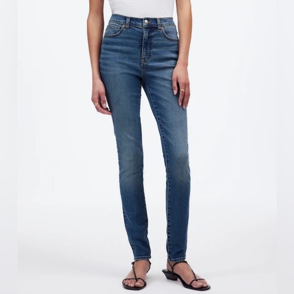 Madewell Denim - Madewell Light Blue Denim Jeans 10” High Rise Jeggings